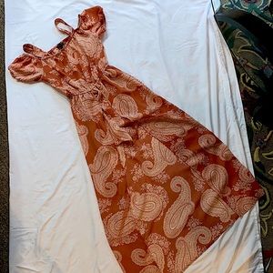 Cute almost nude colored stylish romper